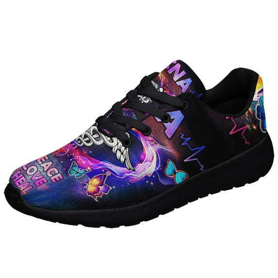 CNA Peace. Love Shoes Sneakers for Women Men Black Size 7