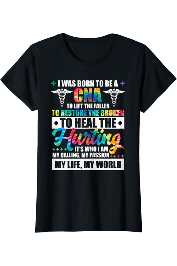 CNA Squad Appreciation Day Tie Dye For Women For Work T-Shirt