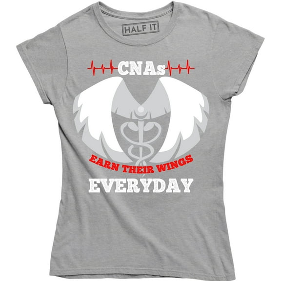 CNAs Earn Their Wings Everyday Smart Cool Personalized Women's T-Shirt