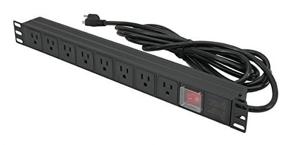 CNAweb 19" 1U Network Rack Mount Power Distribution Unit PDU 8 Outlet