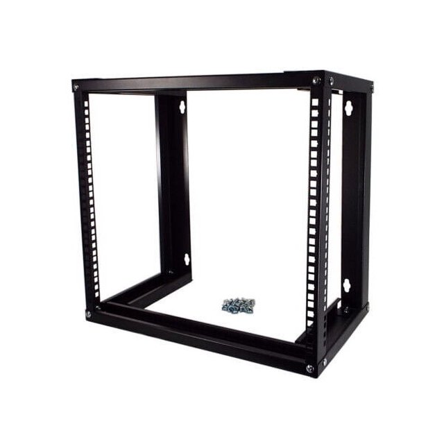 CNAweb 19 Inch Open Frame 9U Wall Mount Network Rack 12 Inches