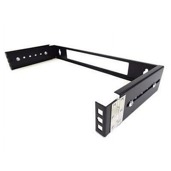 CNAweb 1U 19-Inch Hinged Extendable Network Wall Mount Equipment Rack Bracket