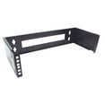 thumbnail image 1 of CNAweb 2U 19-Inch Hinged Network Wall Mount Equipment Rack Bracket - Black, 1 of 3
