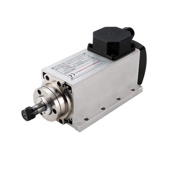 CNC 1.5KW Air Cooled spindle square Motor 4 Bearings 24000RPM 400HZ CNC Motor CNC spindle for CNC Router Machine ,Enough Power