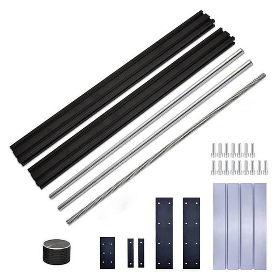 CNC 3018 Engraver Upgrade Kit Upgrade 3018 to 3040 for X- Upgrade & Y- Extension,1 set x kit,silver & black