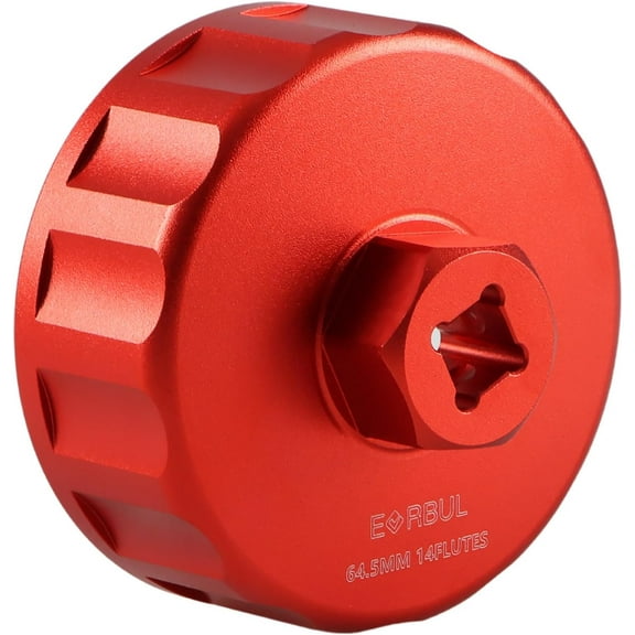 CNC 64.5mm 14 Flute Oil Filter Wrench Tool Fit for Toyota Avalon Camry Corolla Highlander Sequoia Tacoma Tundra Venza Matrix