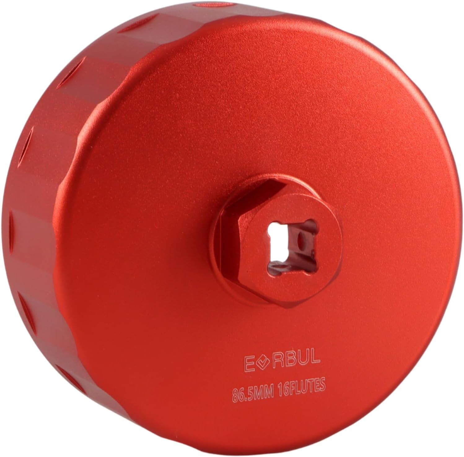 CNC 86.5mm 16 Flutes Oil Filter Wrench Removal Tool to Change Oil Compatible with BMW with 86mm Filter Housing Oil Filter Housing Cap