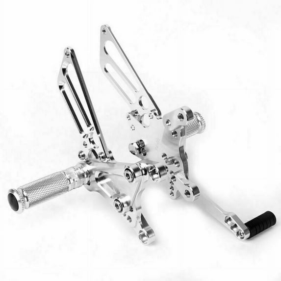 CNC Adjustable Billet Rearsets Footpegs for MV Agusta F4 1000 2010-2014, Silver