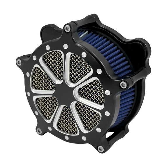 CNC Air Cleaner Filter Blue Intake For Harley Softail Breakout Fat Boy 2000-2015