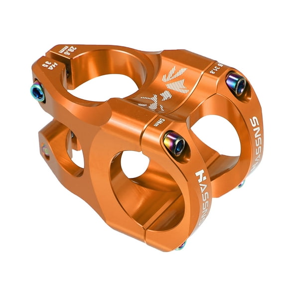 CNC Aluminum Alloy 35mm Mountain Bike Stem Road Bike Mountain Bike Cycling Handlebar Accessories Orange