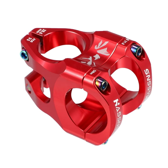 CNC Aluminum Alloy 35mm Mountain Bike Stem Road Bike Mountain Bike Cycling Handlebar Accessories Red