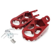CNC Aluminum Footpegs Foot Pegs for Suzuki RM125 RM250 RMX250 S R DRZ 400 E S SM