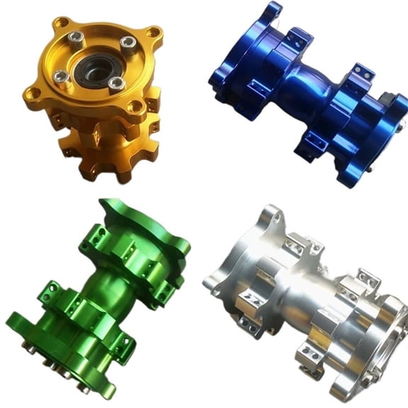 Applies to CNC Aluminum Rim Hub 15MM Wheel Axle Hole Rear Rims Hubs  For 10  12 14 17 inch Dirt Pit bike Motocross Wheel Tyre