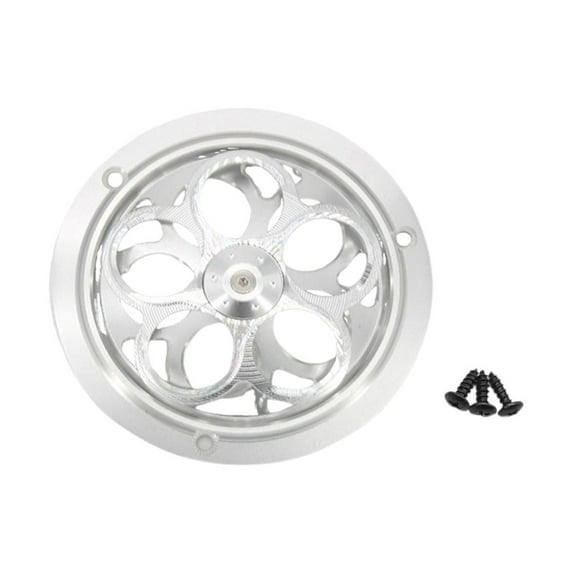 CNC Aluminum Rotating Cooling Fan Cover for Motorcycle Engine Radiator, Rust-Resistant and Weatherproof