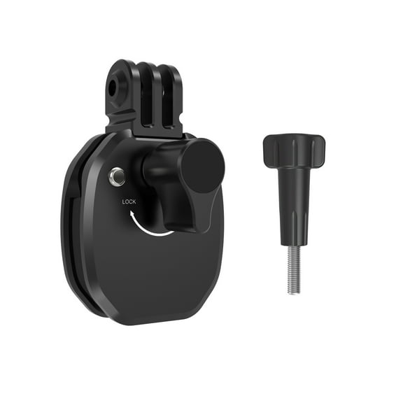 CNC Aluminum Windshield Mount Clamp for GoPro & Action Cameras Scratch-Free, Wide Compatibility