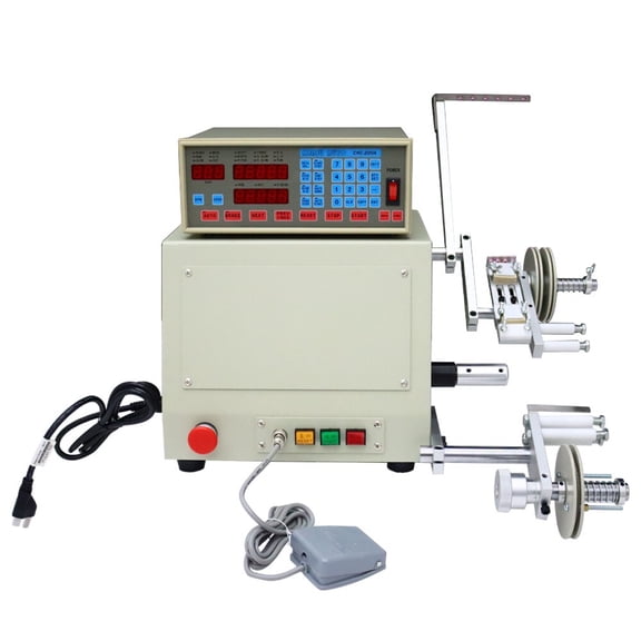 CNC Automatic Coil Winding Machine Speed Adjustable Coiling Winder 0.04-1.2mm