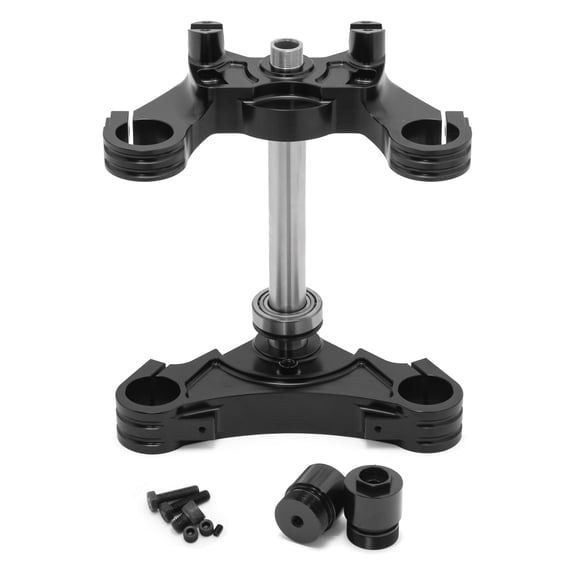 CNC Billet 4 Degree Raked Triple Tree Kit for Honda Goldwing 1500 GL1500 A SE I 1988-2000 Trikes and Sidecars