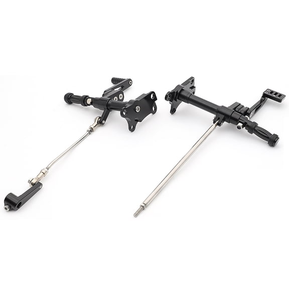 CNC Billet Forward Controls Footpegs Custom 87-03 Sportster XLH XL 883 1200 Black