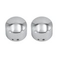 thumbnail image 1 of CNC Chrome Front Axle Cap Nut Covers For Harley Softail Dyna Road Street Glide, 1 of 9