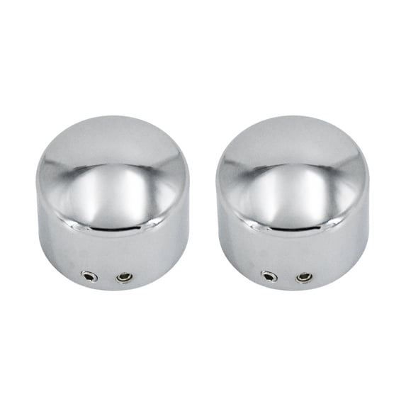 CNC Chrome Front Axle Cap Nut Covers For Harley Softail Dyna Road Street Glide