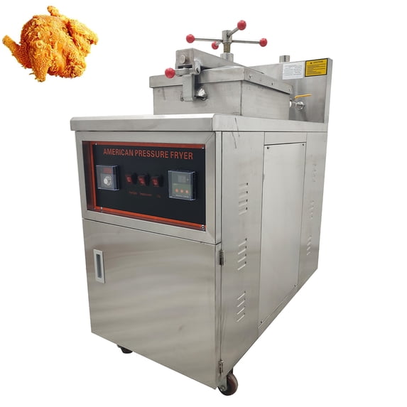CNC High Pressure Fried Chicken Stove Commercial LPG Pressure Fryer Fried Chicken Pan 25KG/H