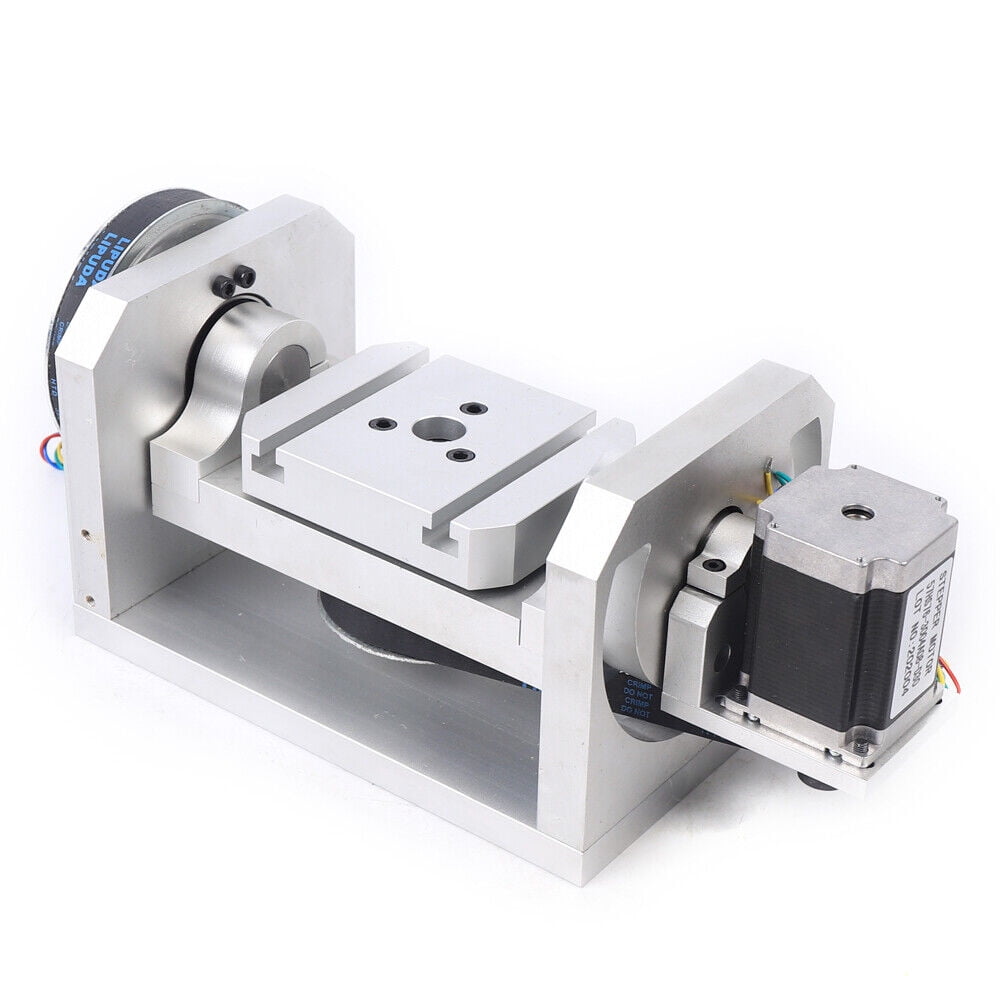 CNC Indexing Head CNC 4th Axis 5th Axis Rotary Axis 98MM Center Height ...