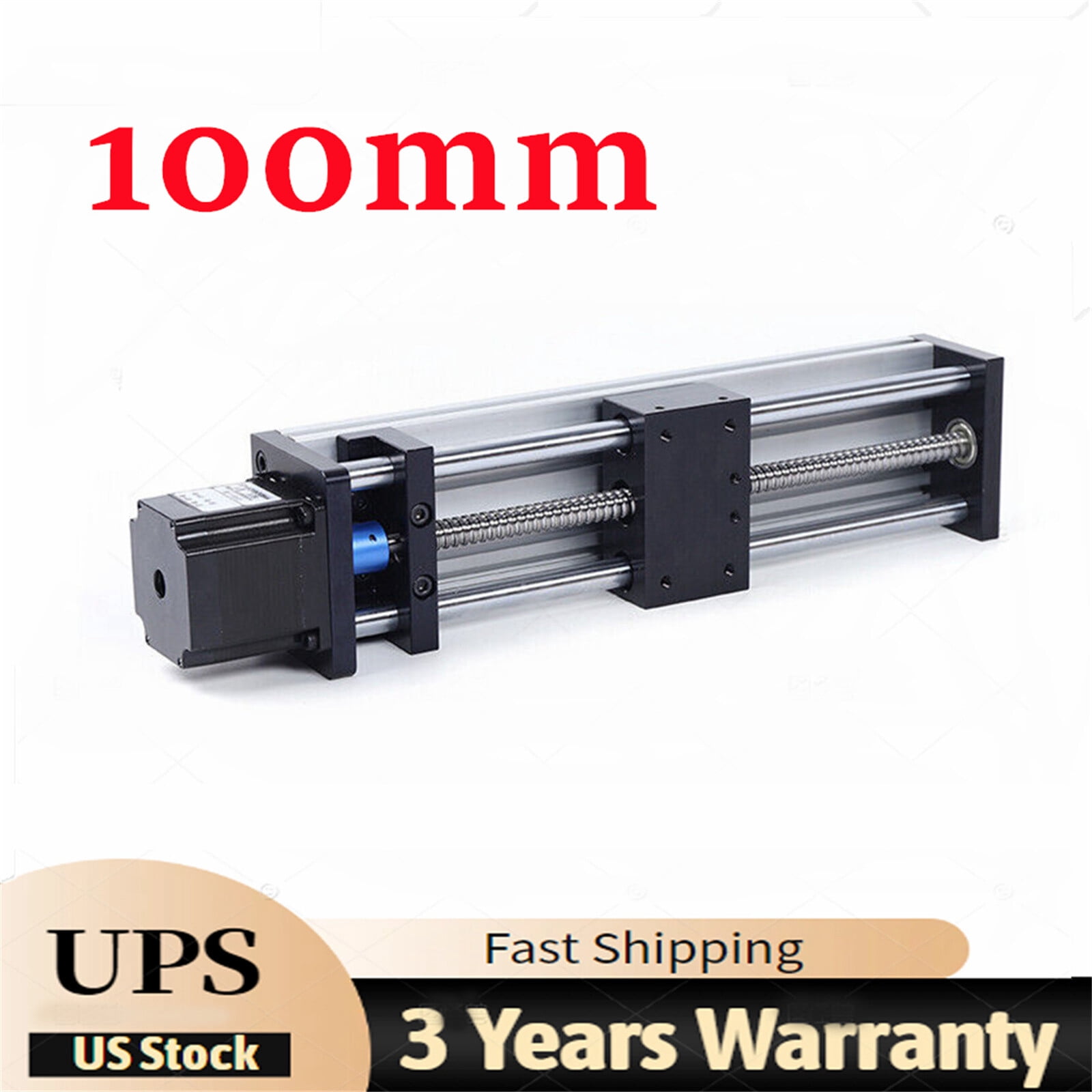 CNC Linear Guide Rail Slide Stage Actuator Ball Screw Motion Table Nema ...