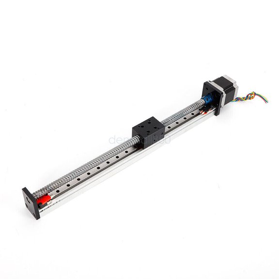 CNC Linear Rail Guide Slide, 600mm SFU1605 Actuator Stage Ball Screw Slide Rail Guide Manual Sliding Table Beads Screw for Movement Structural Elements Executed