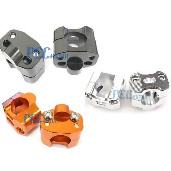 CNC MACHINED 28mm 1 1/8" Fat Bar HANDLEBAR Clamps FOR PIT BIKE ATV CL23_K