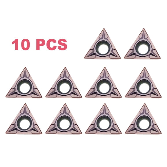 CNC Machine Parts 10Pcs TCMT110204 TCMT21.51 11mm CNC Carbide Turning Insert,For Stainless Steel Metal Processing