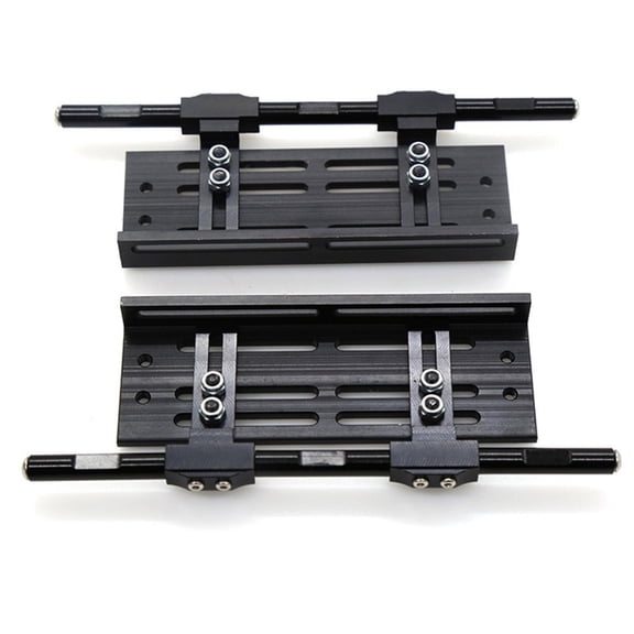 CNC Machined RC Car Side Pedal Set Adjustable Width, Anodized Aluminum for Axial SCX10 ii 90046