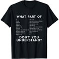 thumbnail image 1 of CNC Machinist G Code What Part Of Don't You Understand? T-ShirtMen's and women's gift, black and white T-shirt, size: Extra large S-4XL, 1 of 4