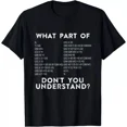 thumbnail image 1 of CNC Machinist G Code What Part Of Don't You Understand T-Shirt, 1 of 2