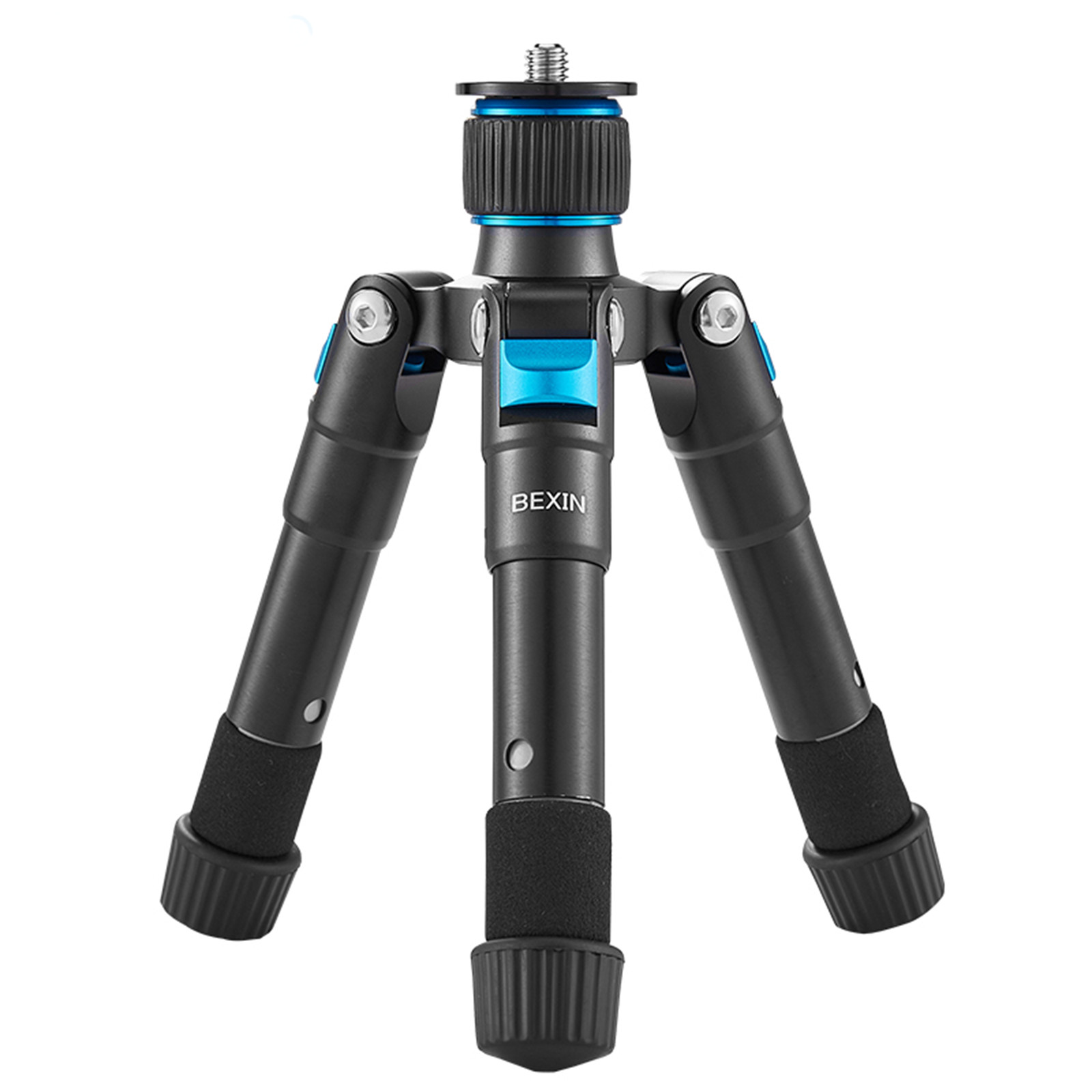CNC Mini Portable Tripod Stand Holder – Aluminum Alloy Compact Tripod for DSLR Cameras, Smartphones, and Action Cameras, Foldable Travel Design