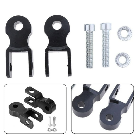 CNC Motorbike Height Extension Extender Rear Shock Absorber Riser 77mm Black