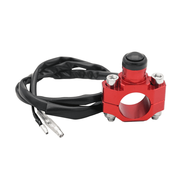 CNC Motorcycle Universal Stop Start Kill Switch Button with Rotating Bar Clamp Fit for KTM Honda Yamaha YZF WRF CRF EXC XCF 125 250