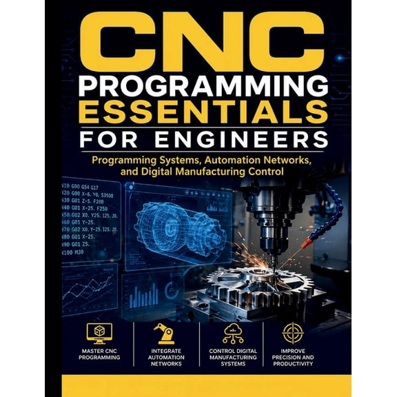 CNC Programming Essentials for Engineers: Programming Systems, Automation Networks, and Digital Manufacturing Control, (Paperback)