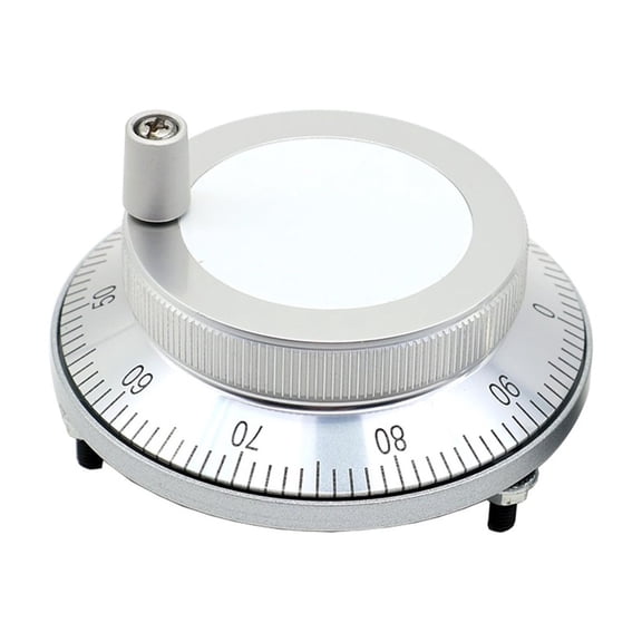 CNC Pulser Handwheel 5V 6pin Pulse 100 Manual Pulse Generator Hand Wheel CNC Machine 60mm 80mm Rotary Encoder ,Compatibility - 24V-4PIN-100PULSE_80MM