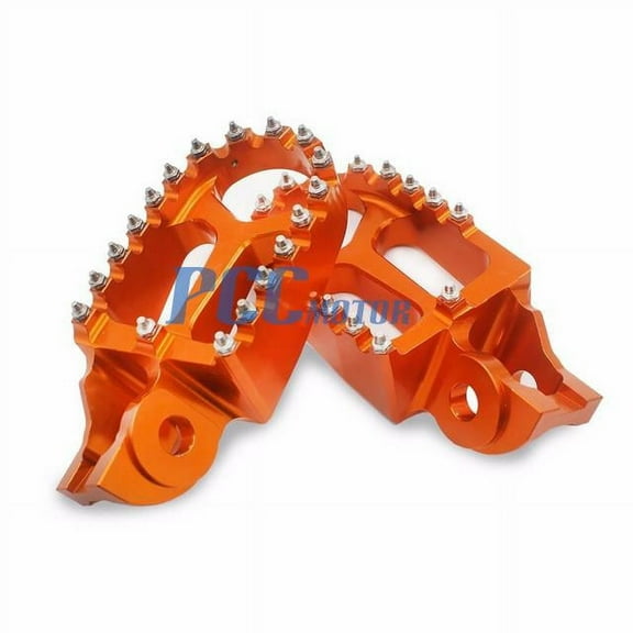 CNC RACING ORANGE FOOTPEGS FOOT PEGS KTM SX 125 150 XCF 250 350 450 2016-17 FP04_O