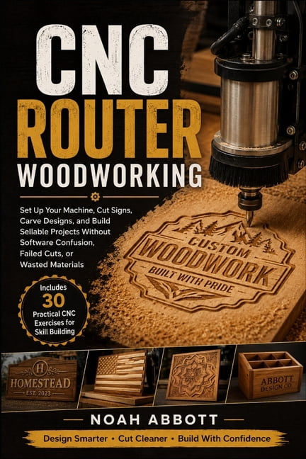 CNC Router Woodworking: Set Up Your Machine, Cut Signs, Carve Designs, and Build Sellable Projects Without Software Conf, (Paperback)