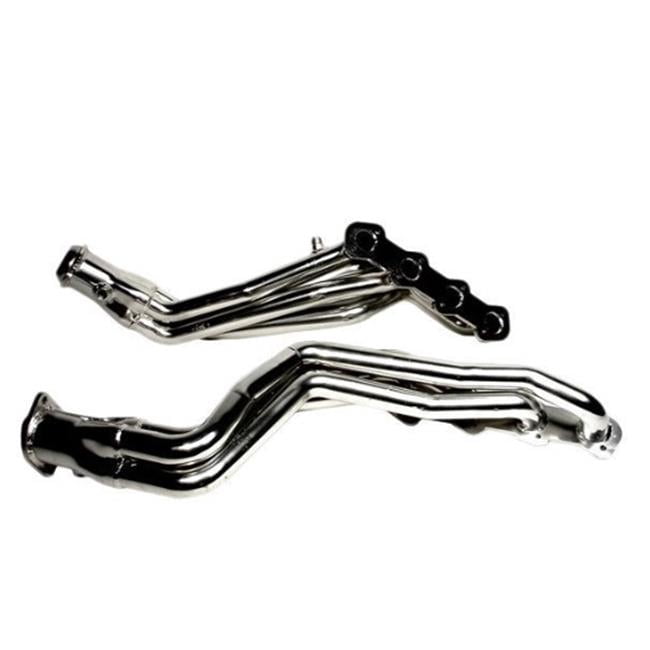 Walamrt Header CNC Series Steel Chrome Long Tube Exhaust Headers for 1996-2004 Ford ...