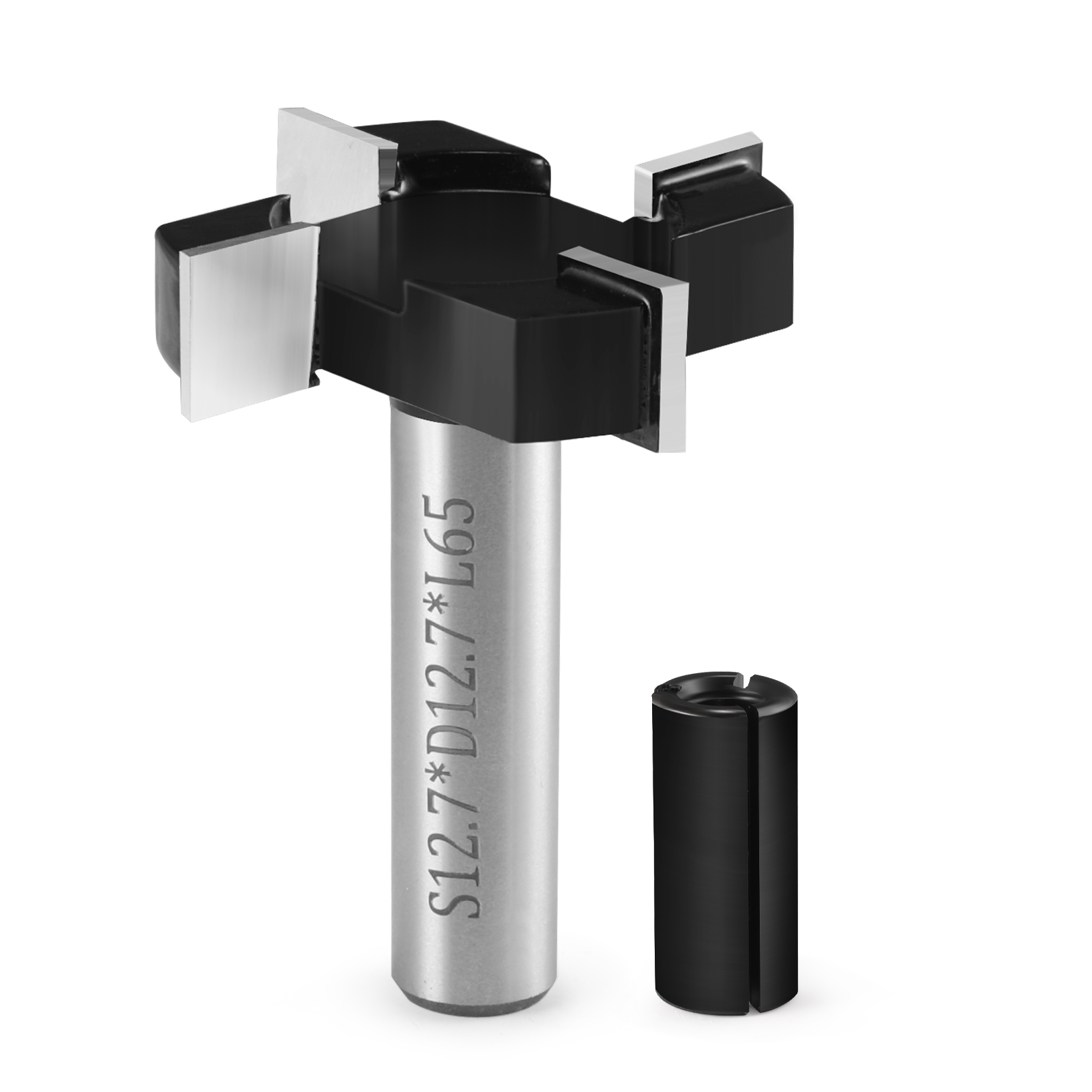 CNC Spoilboard Surfacing Router Bit 1/2 Inch Shank, 2" Cutting Diameter