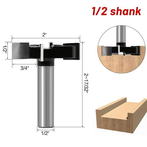 CNC Spoilboard Surfacing Router Bit Carbide Planer Wood Cutter Planing Tool