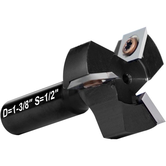 CNC Spoilboard Surfacing & Slab Flattening Router Bit, 1/2" Shank