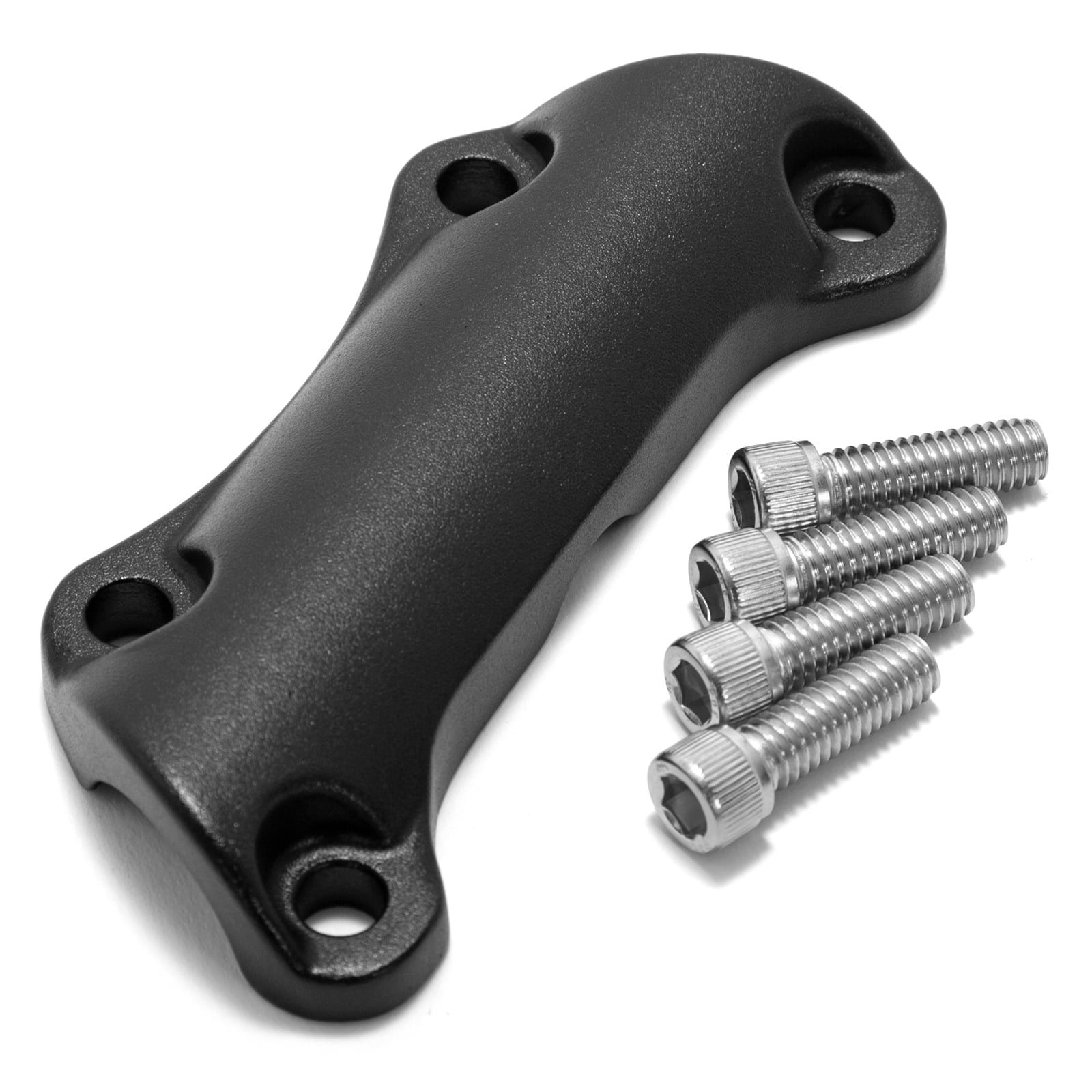 CNC Upper Handlebar Risers Top Clamp For Harley 1" Bars Road King ...