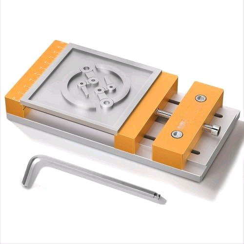 CNC Vise Worktable for Desktop CNC Router Machines  7.87 x 3.94 (20x10cm), High Precision, 136mm Clamping Range, Stable Design for Woodworking & Metalworking$$Tools & Hardware Other