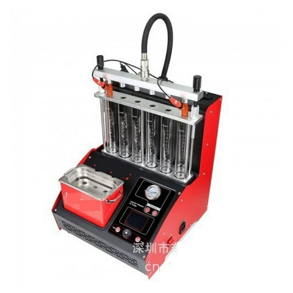 CNC603A Ultrasonic Fuel Injector Cleaning Machine, 4/6 Cylinder Fuel Injector Tester ,4-Wire Dual Channel