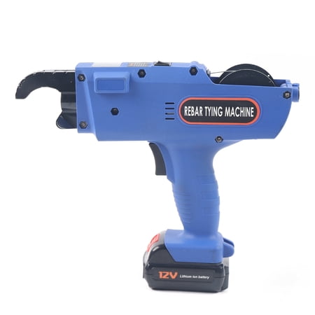 CNCEST 12V Automatic Rebar Binding Machine Hand Held W/ Batterry Charger Durable with 2 Batteries