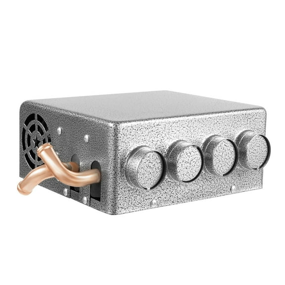 CNCEST 12V Universal Auto Car Under dash Compact Heater Copper Tube + Speed Switch