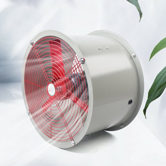 CNCEST 16" Explosion-Proof Axial Fan Cylinder Pipe Fan 370W 2880m3/h for Factories 110V